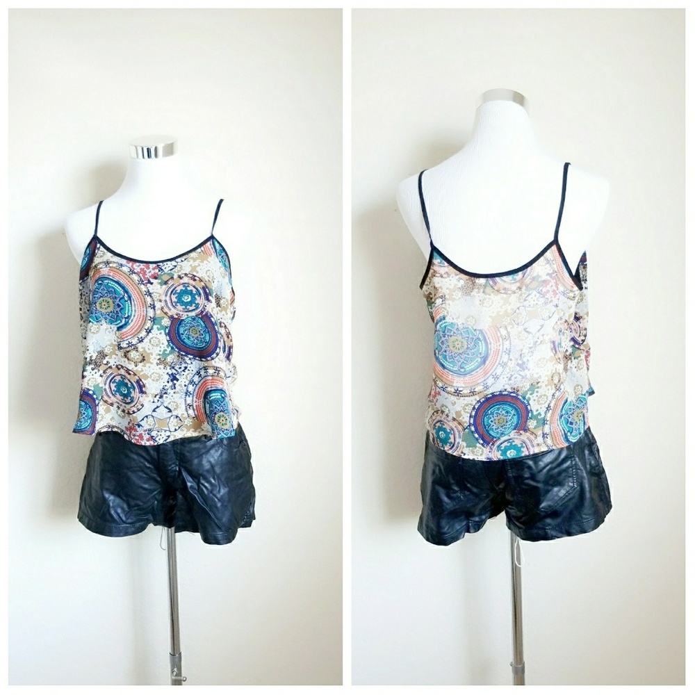 Sans Souci abstract tank top